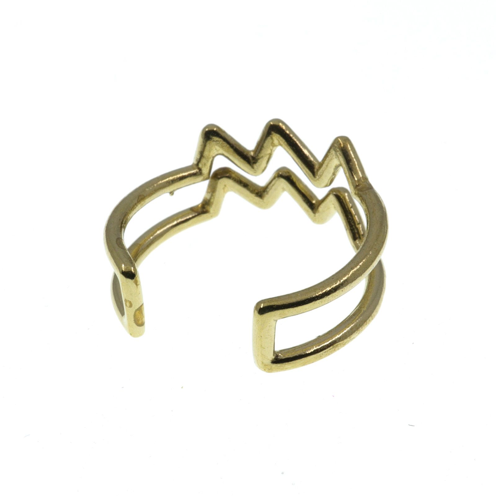 「horoscope ring Aquarius」リング みずがめ座 ゴールド