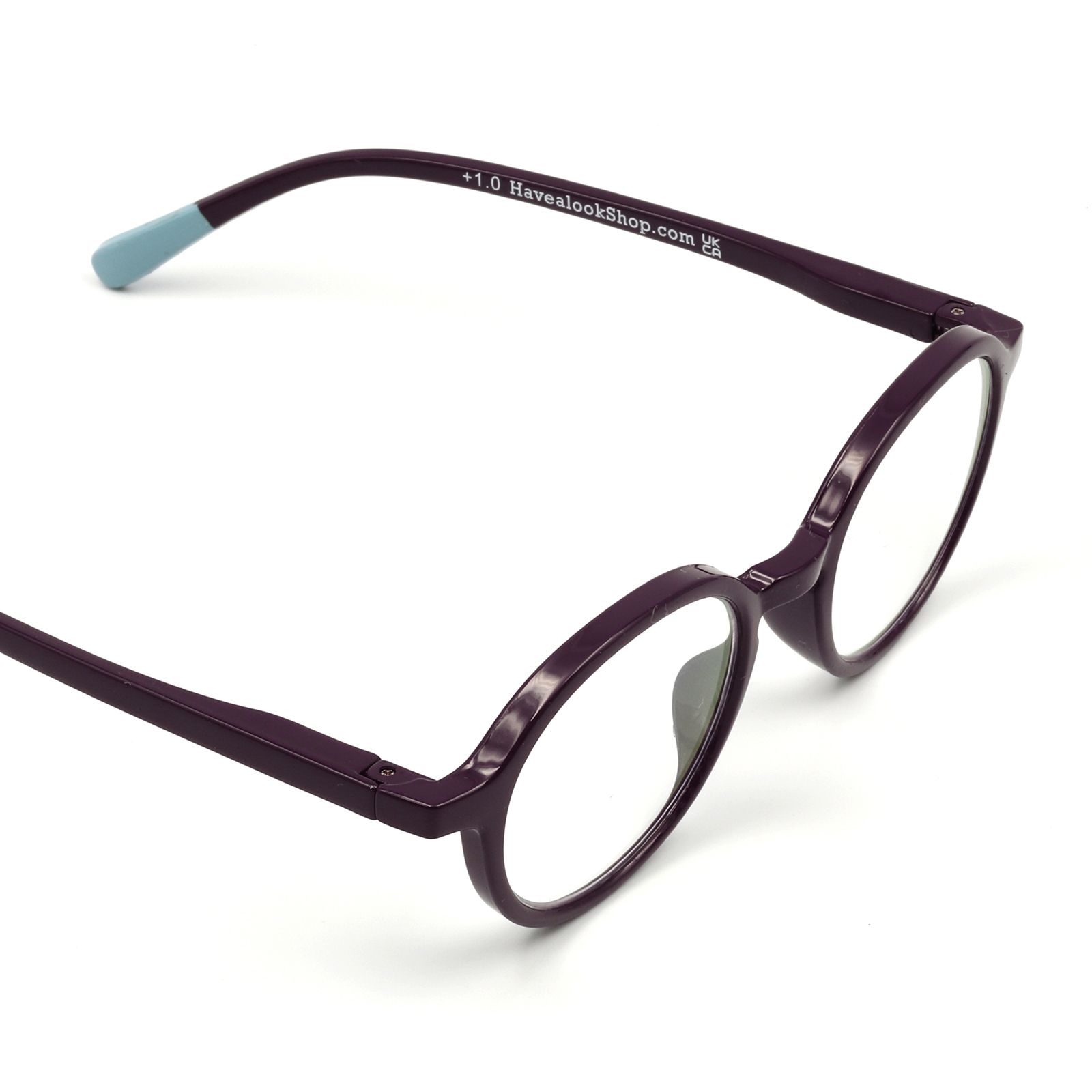 「CIRCLE SLIM」ブルーライトリーディンググラス bordeaux