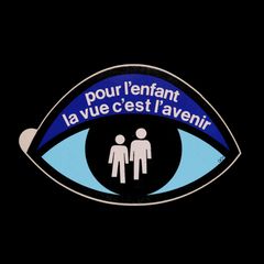 pour l'enfant la vue c'est l'avenir ヴィンテージステッカー フランス