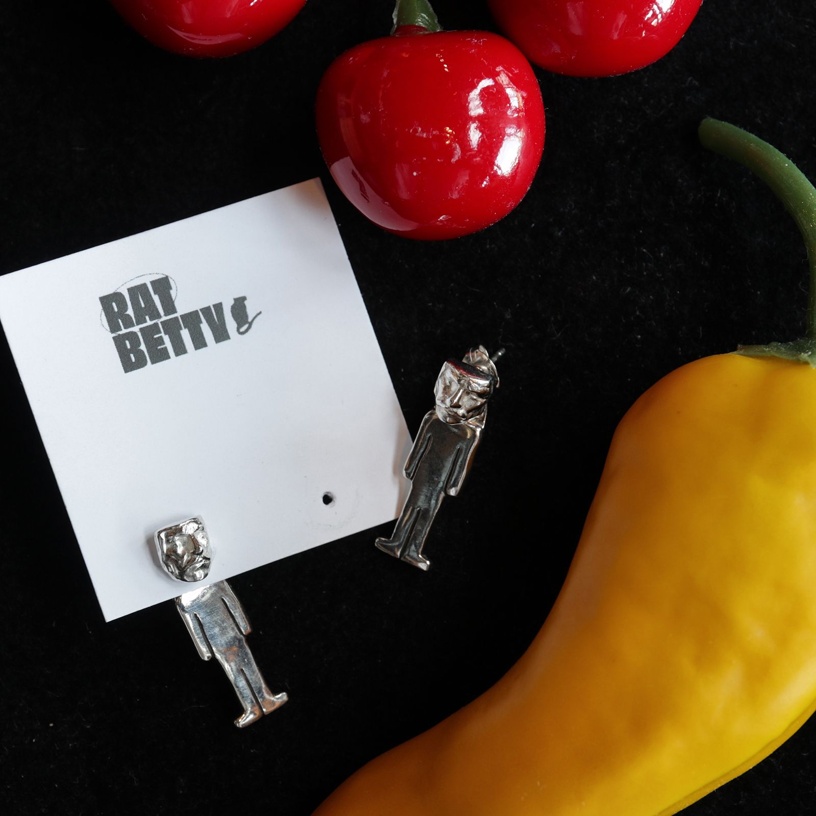 rats ピアス RATS 「TAIL EARRINGS SILVER」 SILVER925製 ピアス MASH UP