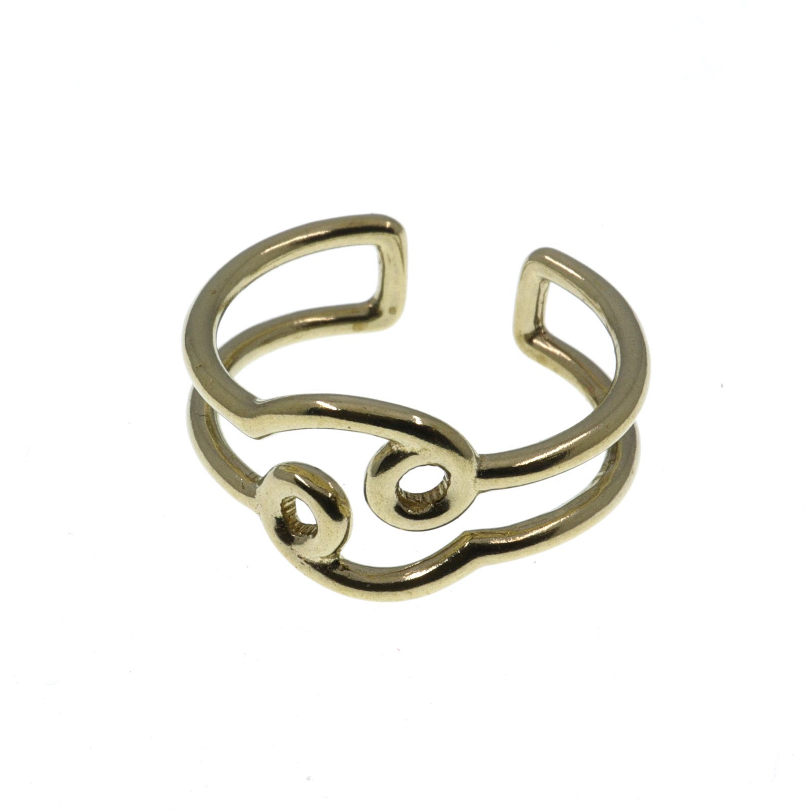 「horoscope ring Cancer」リング かに座 ゴールド