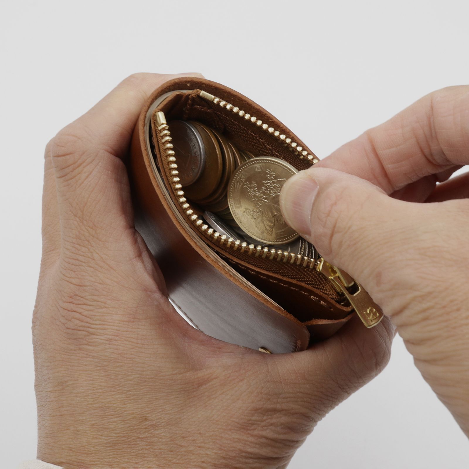 「小さく薄い財布SAKU ver.3 Buttero」darknavy