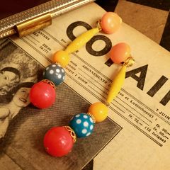 「ポップンピエロ」イヤリング フランス
