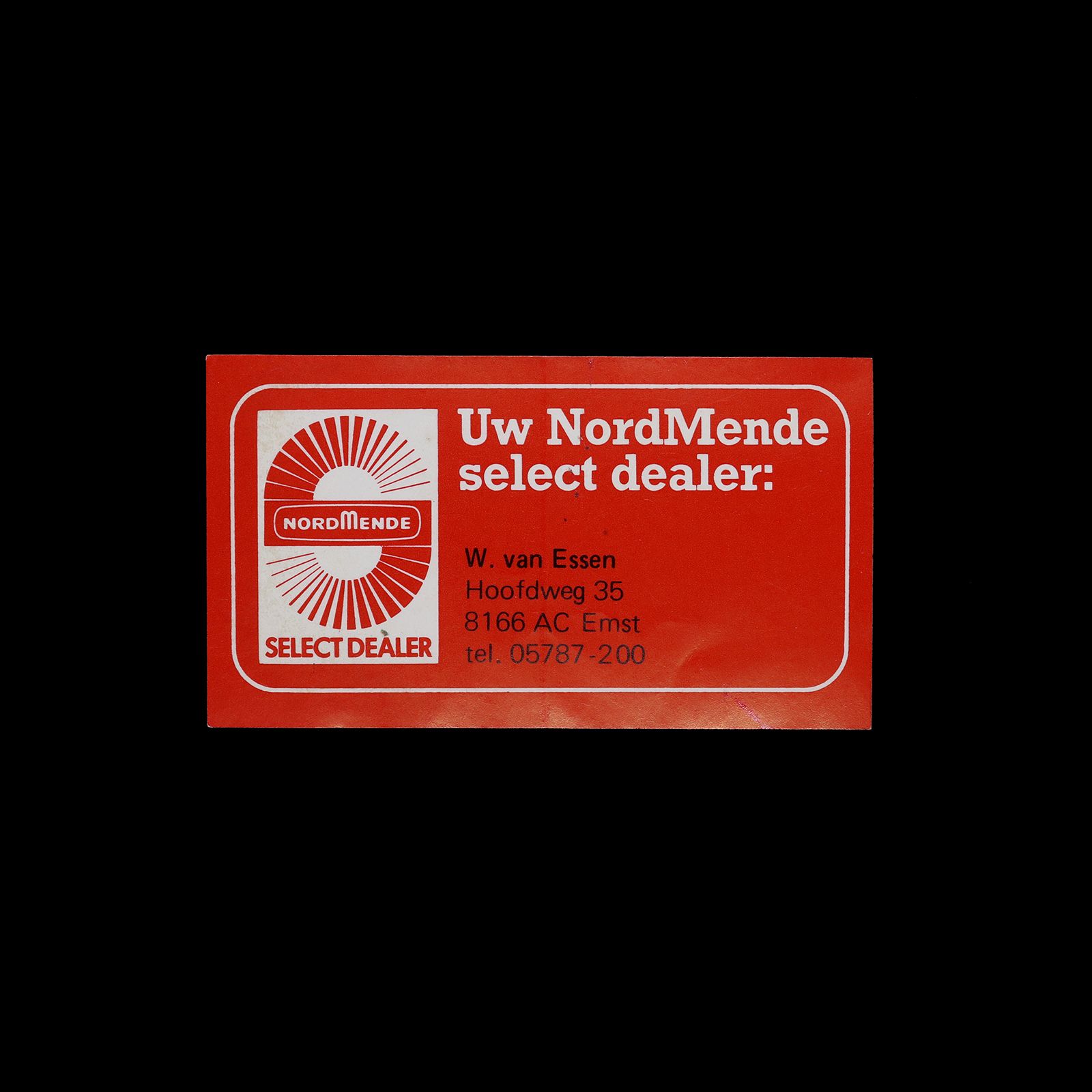 「NORD MENDE」ヴィンテージステッカー ヨーロッパ