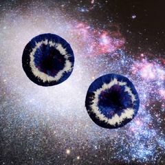 「TRIBO 宇宙コミック」ピアス【La cosmologie de sachikoism】