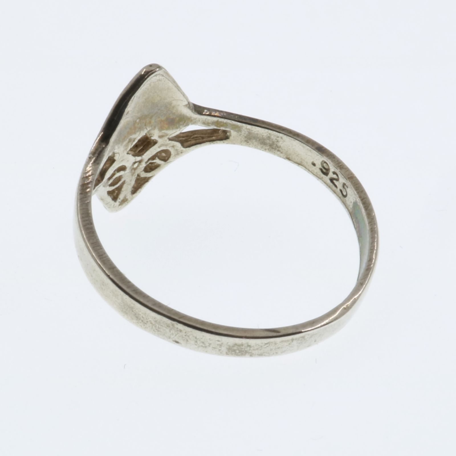 「80s オポジットハートフィリグリー」リング シルバー925 ヨーロッパ