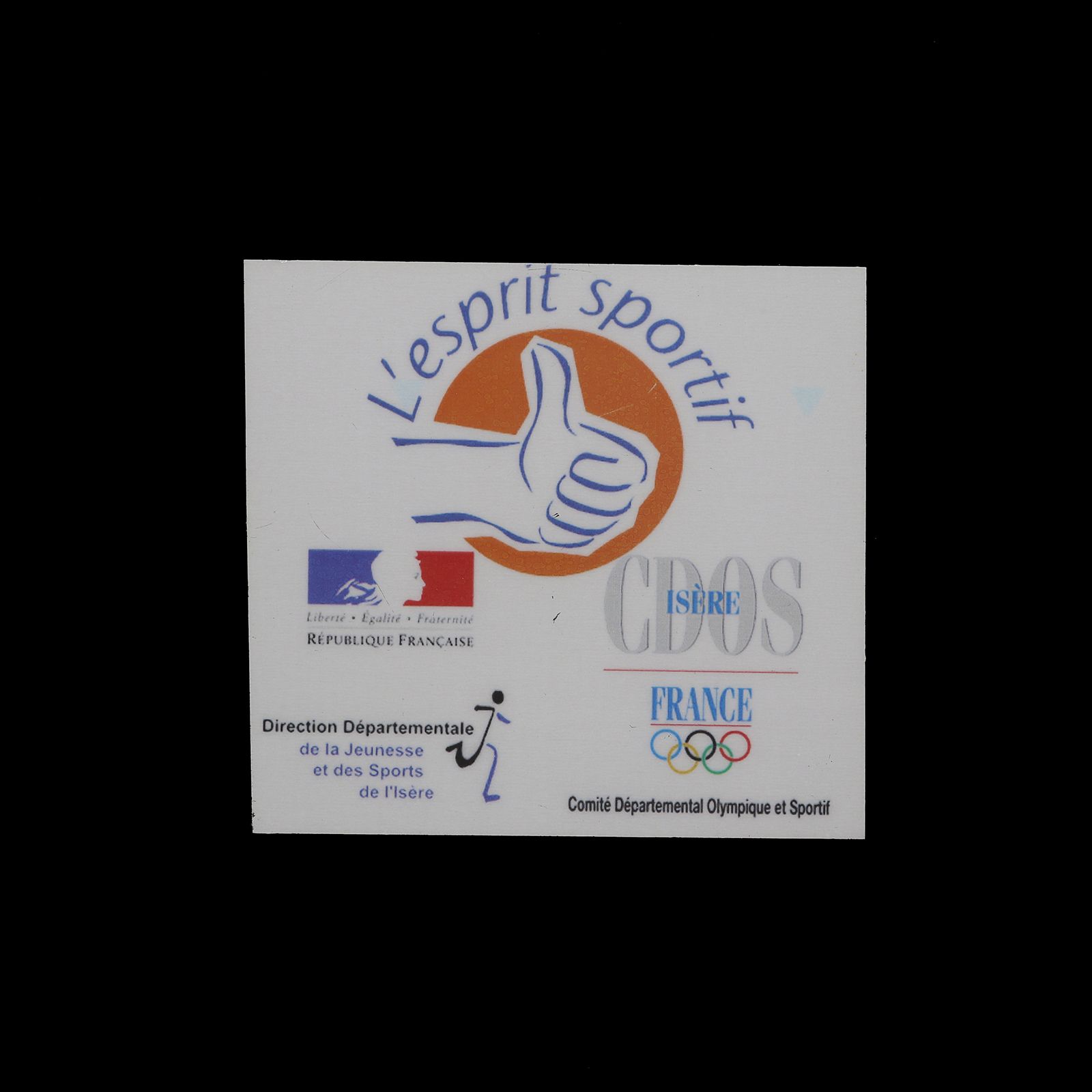 「CDOS Isere」ヴィンテージステッカー ヨーロッパ