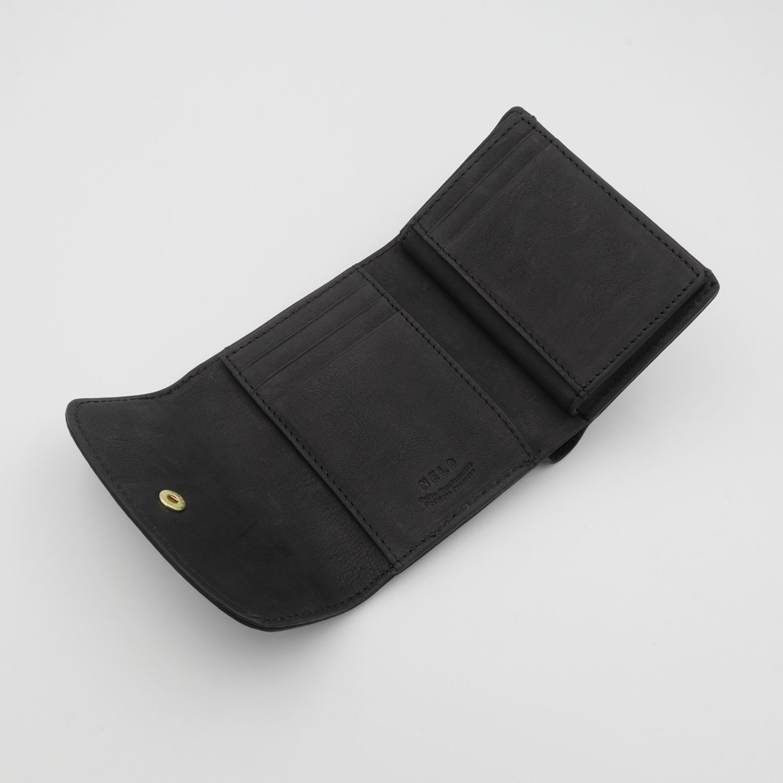 「PUFU」ミドル財布 グリーン