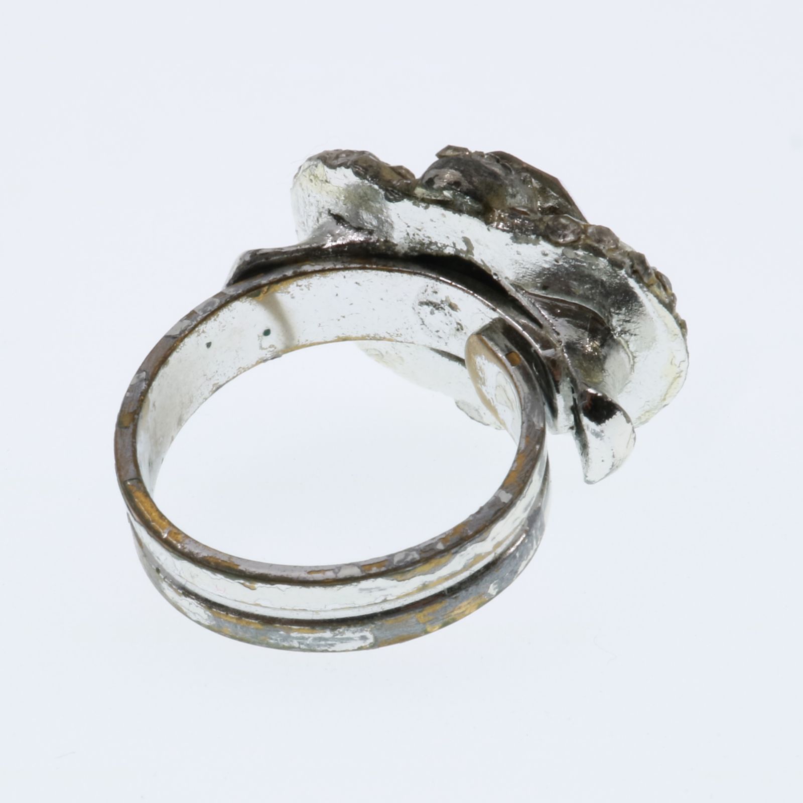 「70s ラインストーンカクテル」リング ヨーロッパ