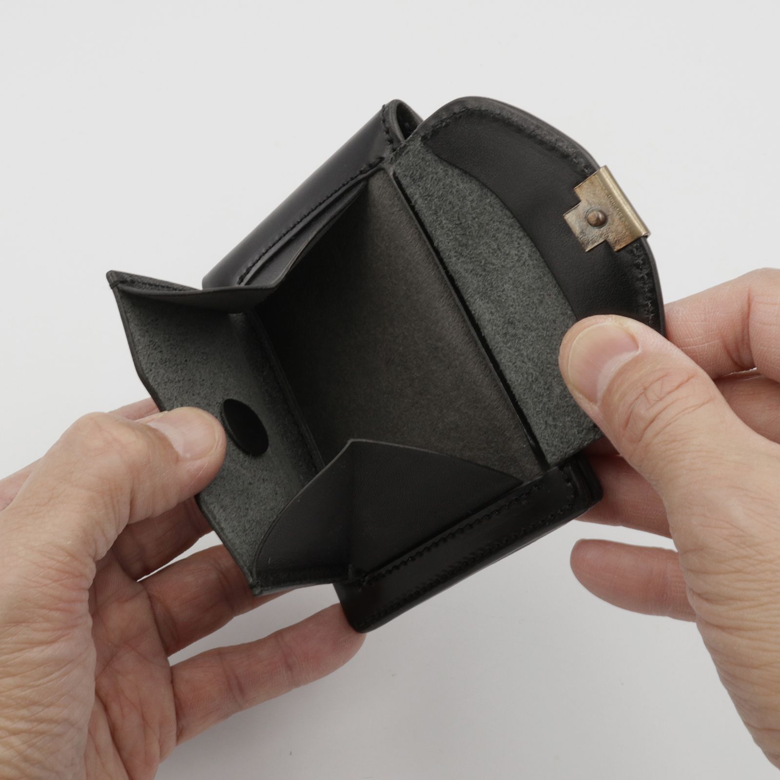 【Dual】スリムウォレット サドルプルアップ ブラック