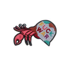 「Hermit Crab」アイロンパッチ