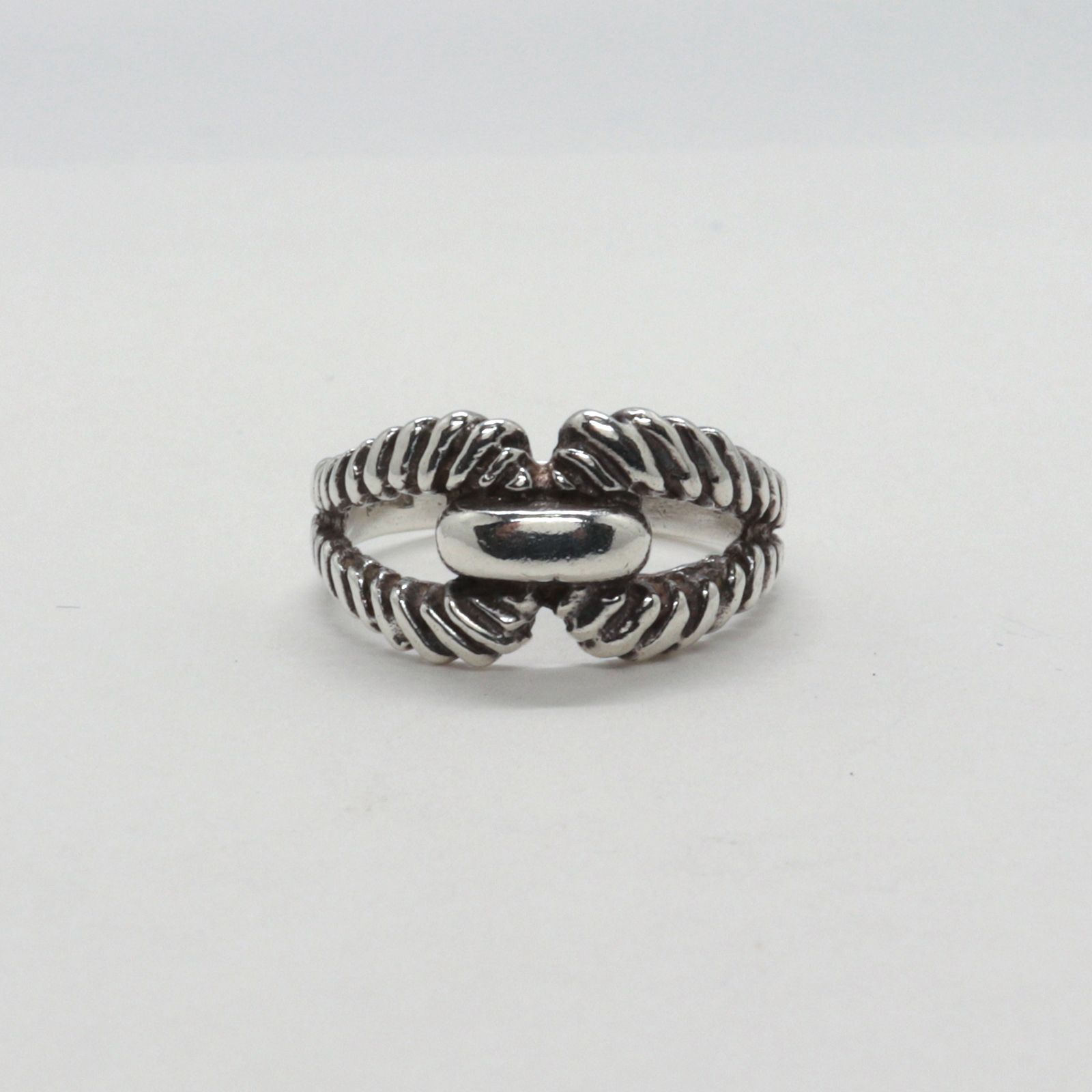 「ロープノット」リング silver925 ヨーロッパ