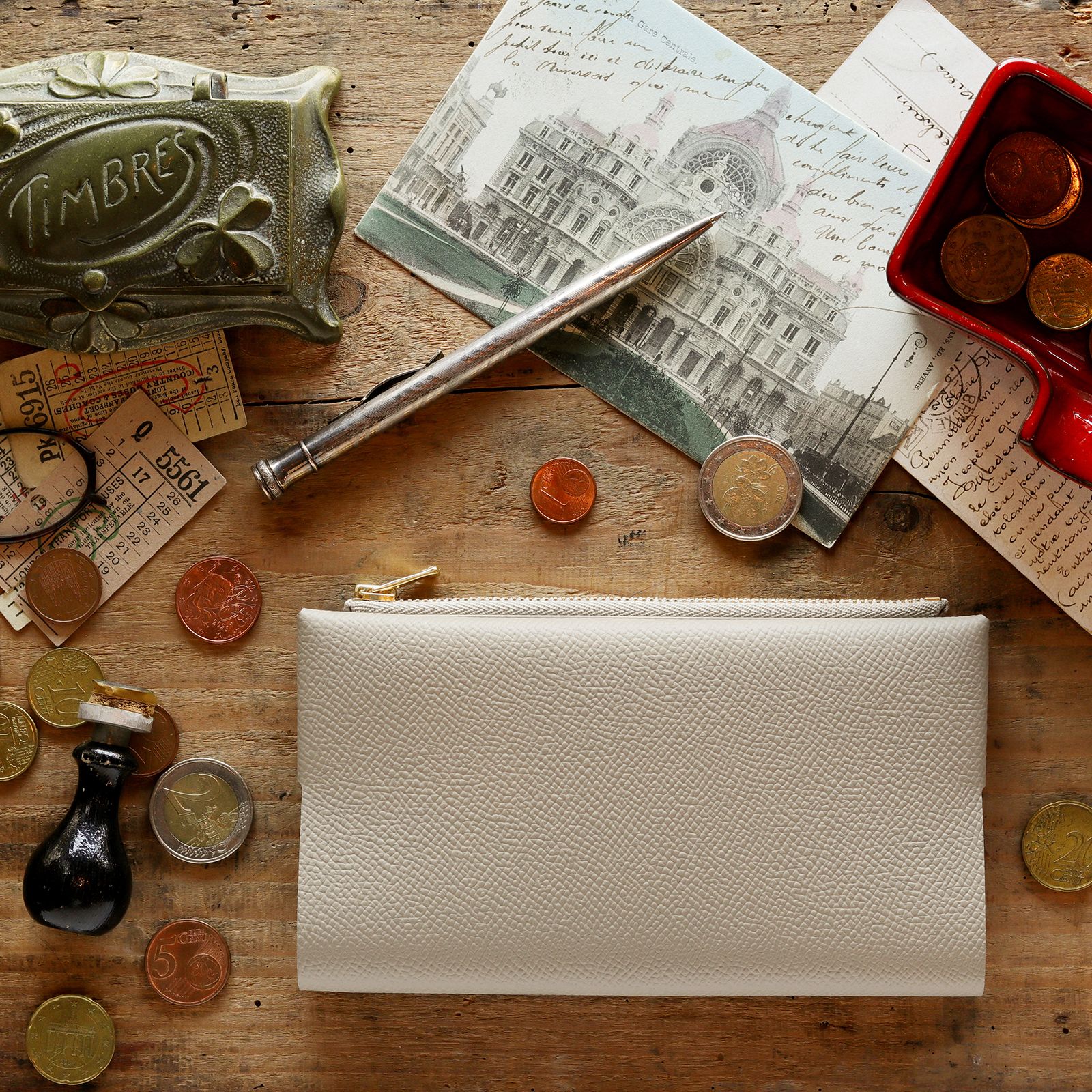 「小さく薄い長財布UNO ver.2 Noblessa」lightgray