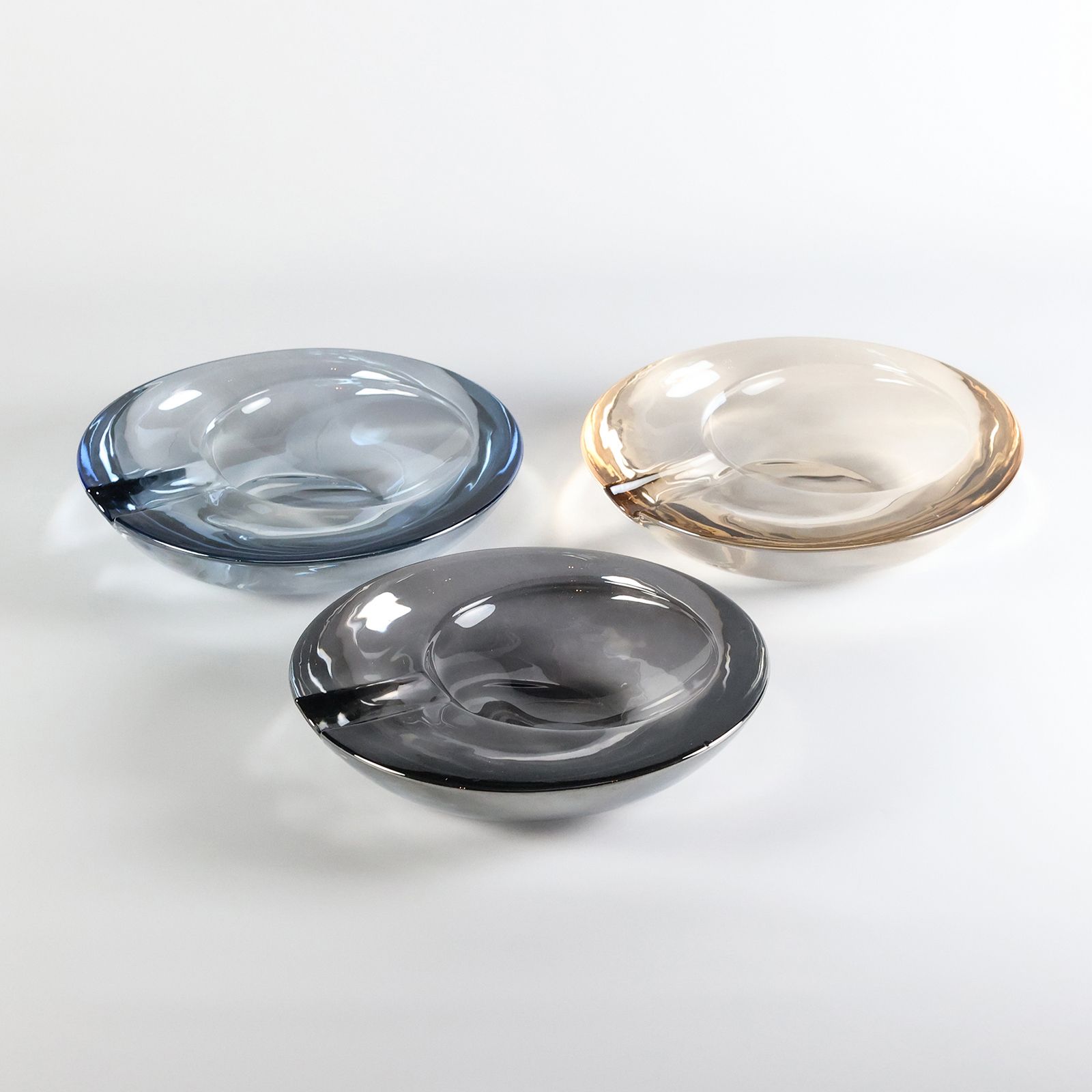 「GLASS ASHTRAY」グレー