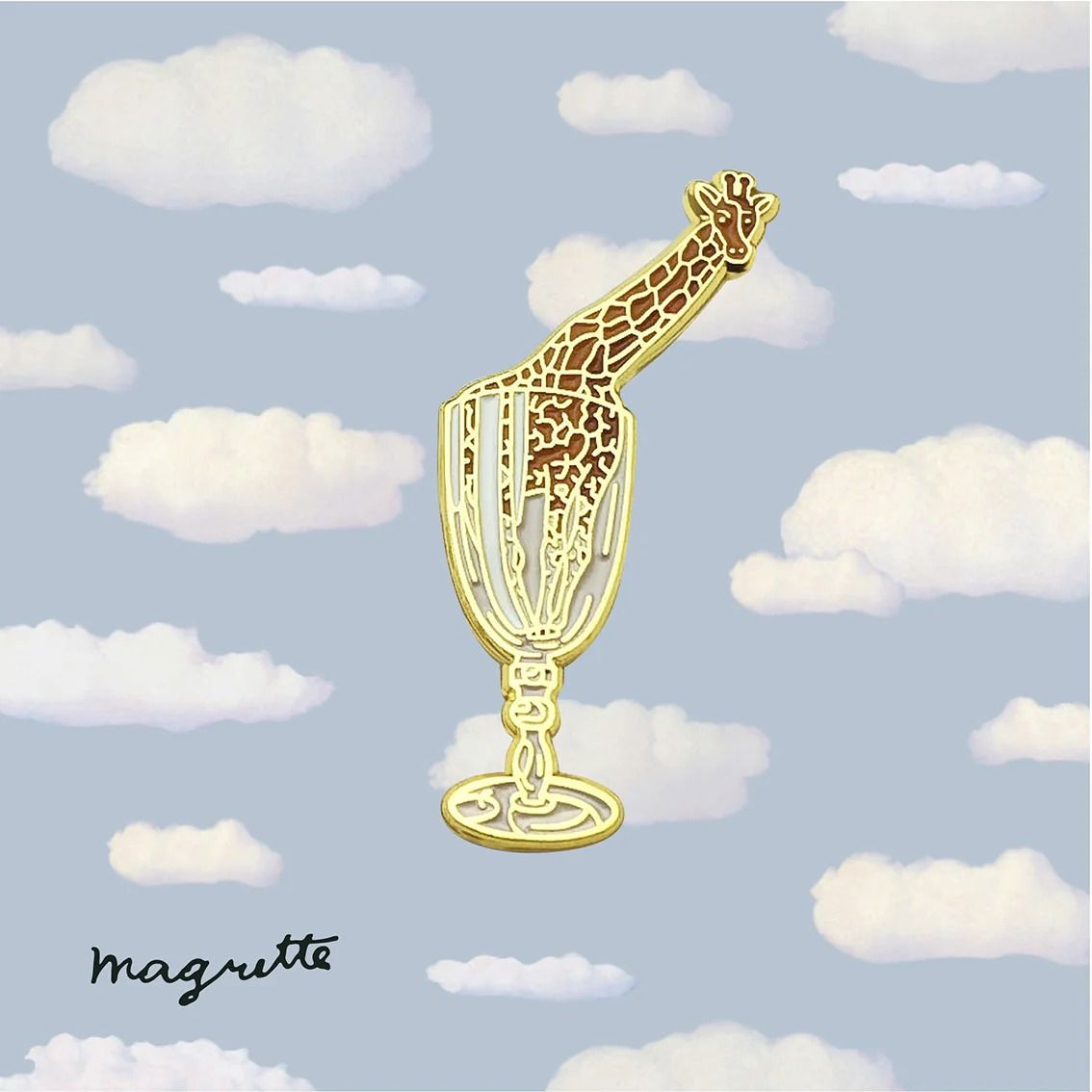 「Giraffe」ピンズ ルネ・マグリット