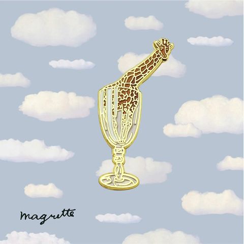 「Giraffe」ピンズ ルネ・マグリット