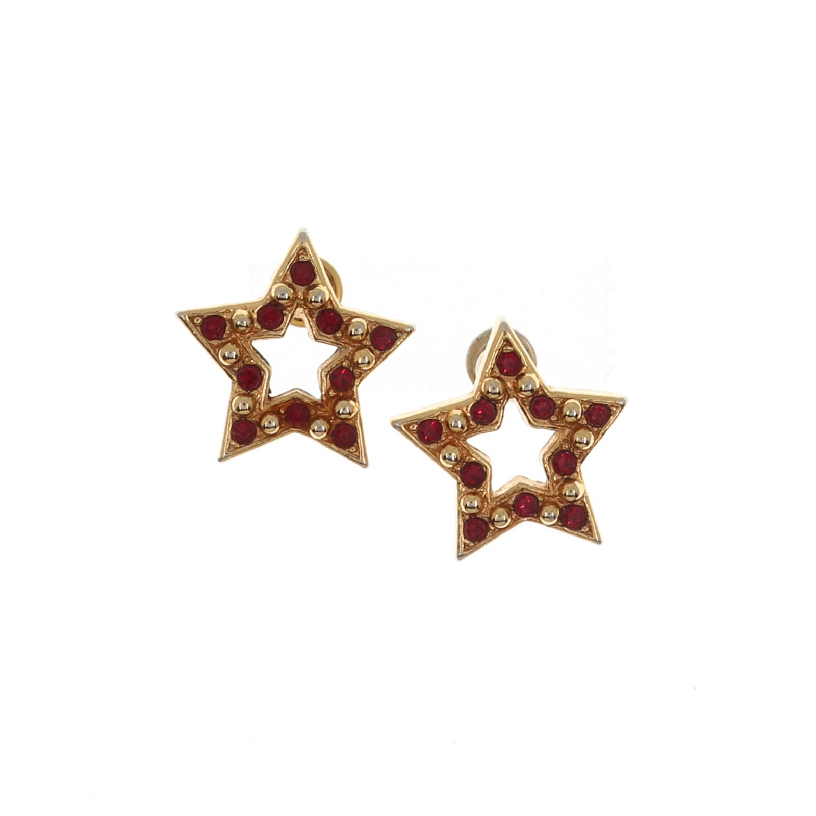 「ラインストーンスター」ピアス ヨーロッパ Avon