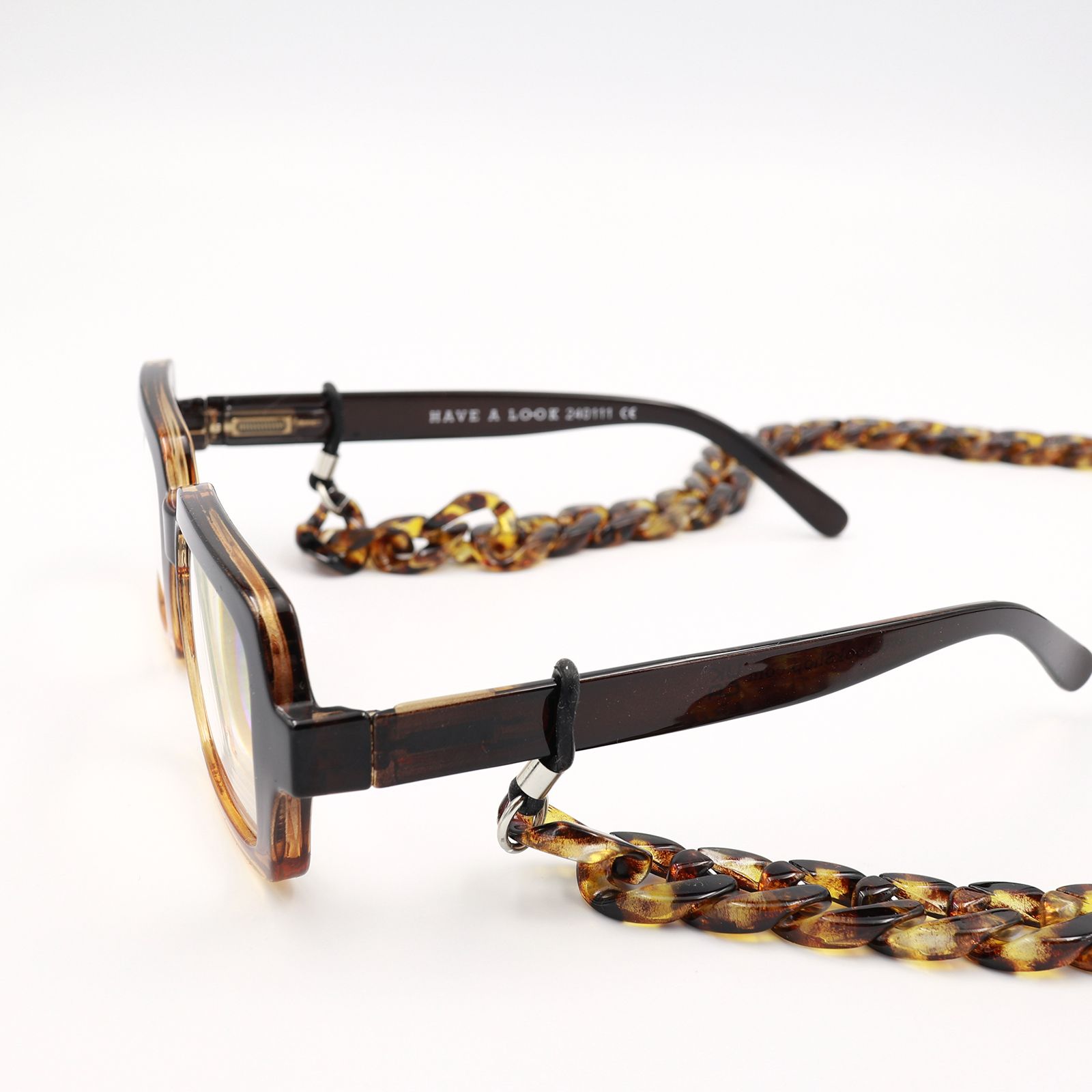 「Chunky Chain」グラスチェーン tortoise