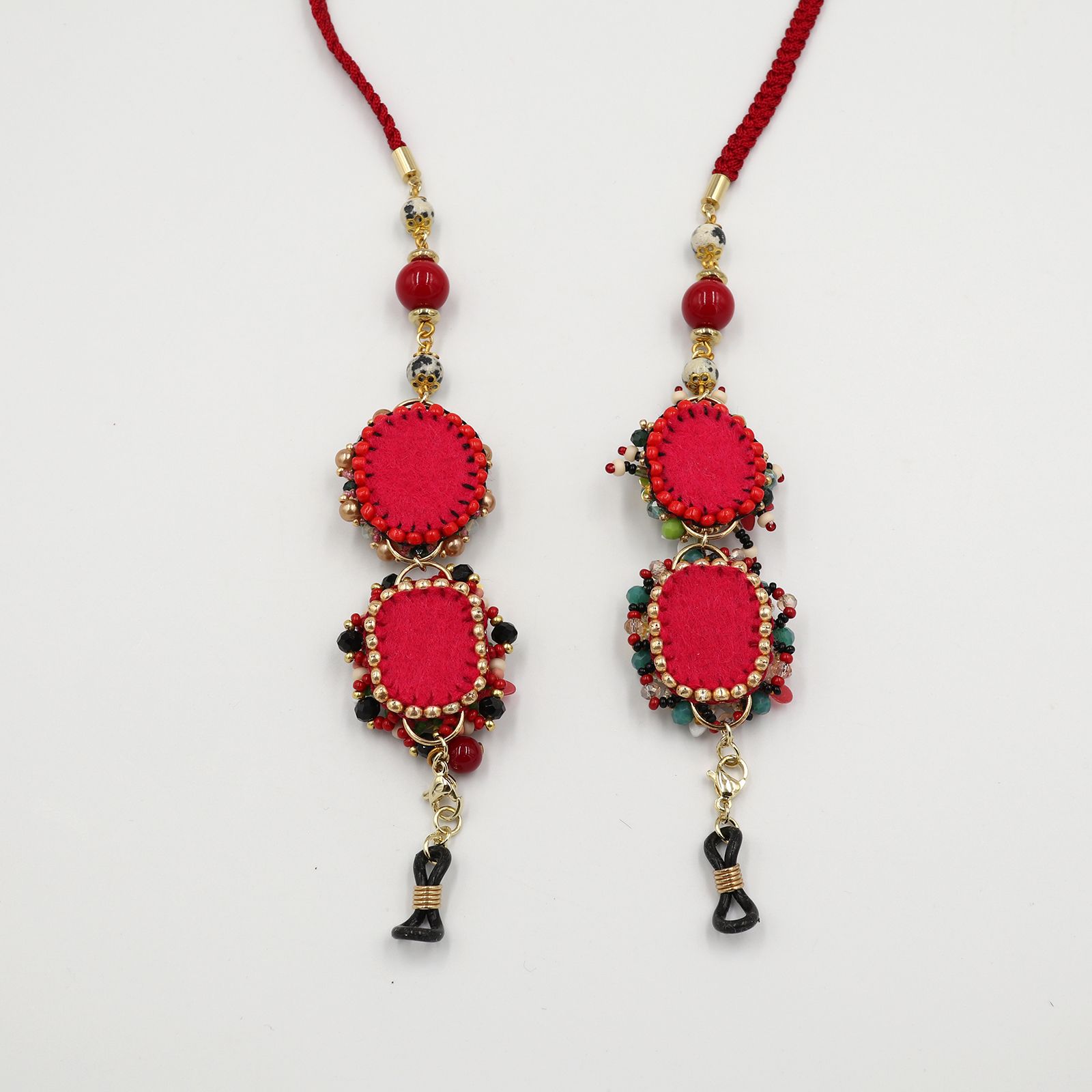 「tresor BIJOUX FLEUR」グラスチェーン/ネックレス