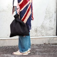 「H/M EDC Drawstring Bag」 Black 【millvalley & HERE】