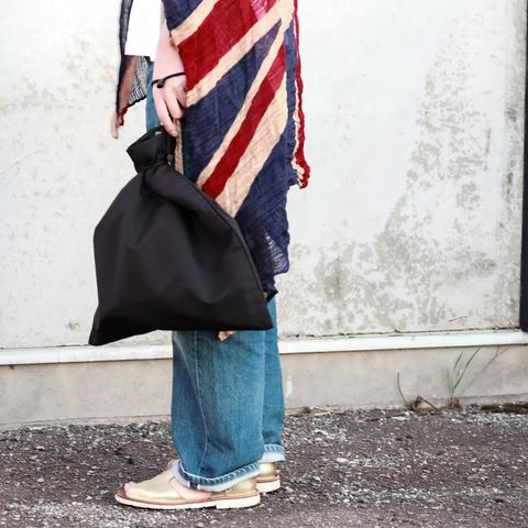 「H/M EDC Drawstring Bag」 Black 【millvalley & HERE】