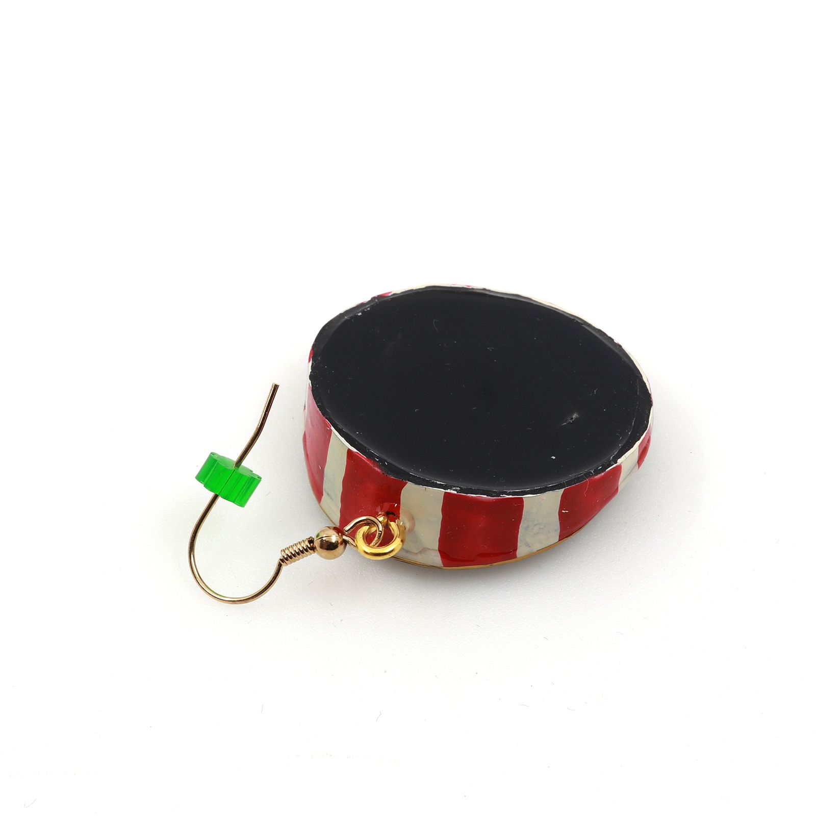「目」ピアス（片耳） レッド×ブラックC