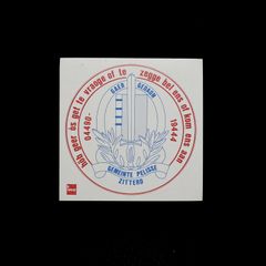 「GEMEINTE PELISSE ZITTERD」ヴィンテージステッカー ヨーロッパ