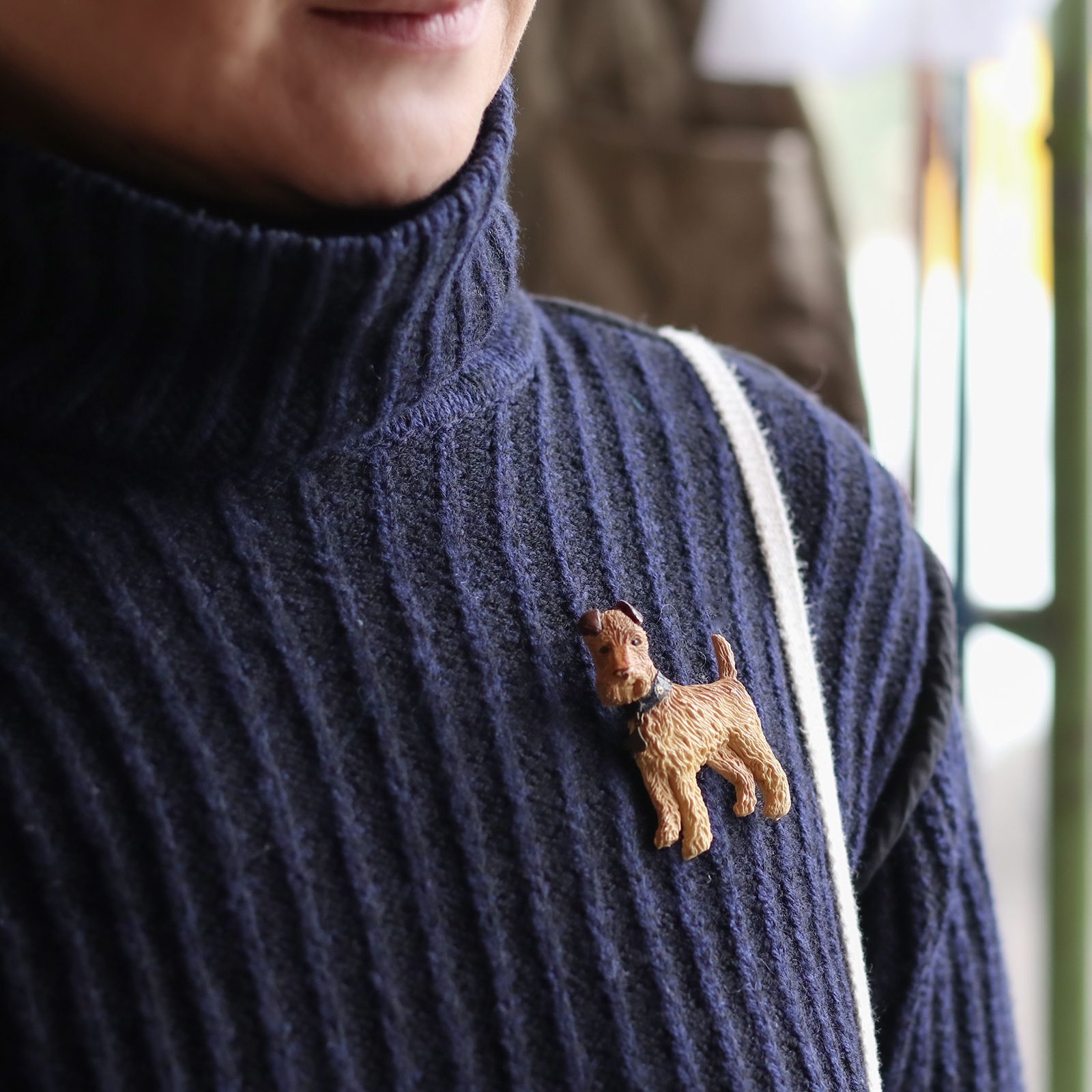 「テリア＆スペード」ブローチ ヨーロッパ