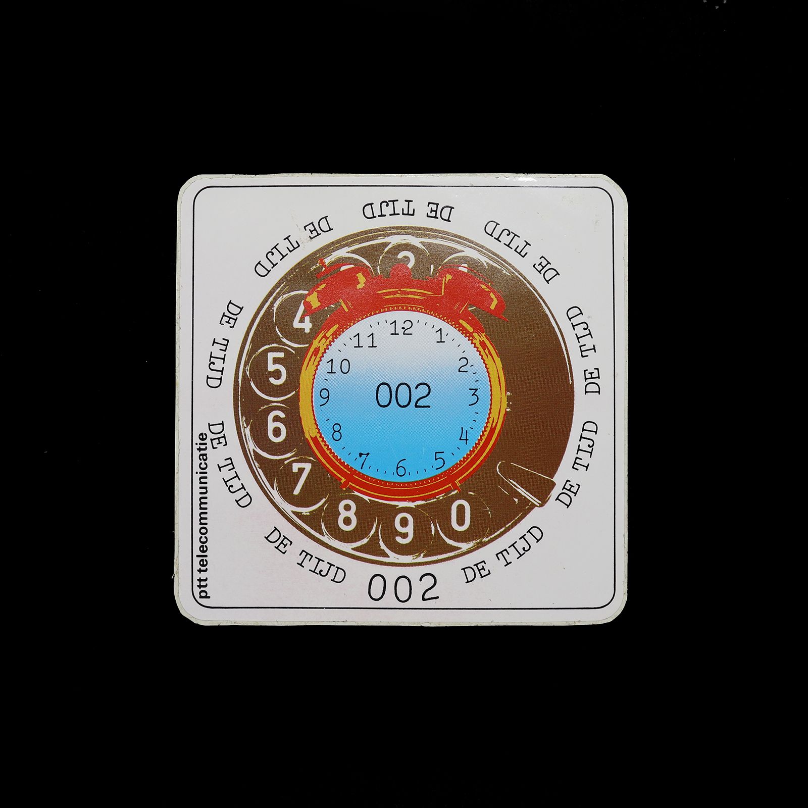 「ptt telecommunicatie」ヴィンテージステッカー ヨーロッパ