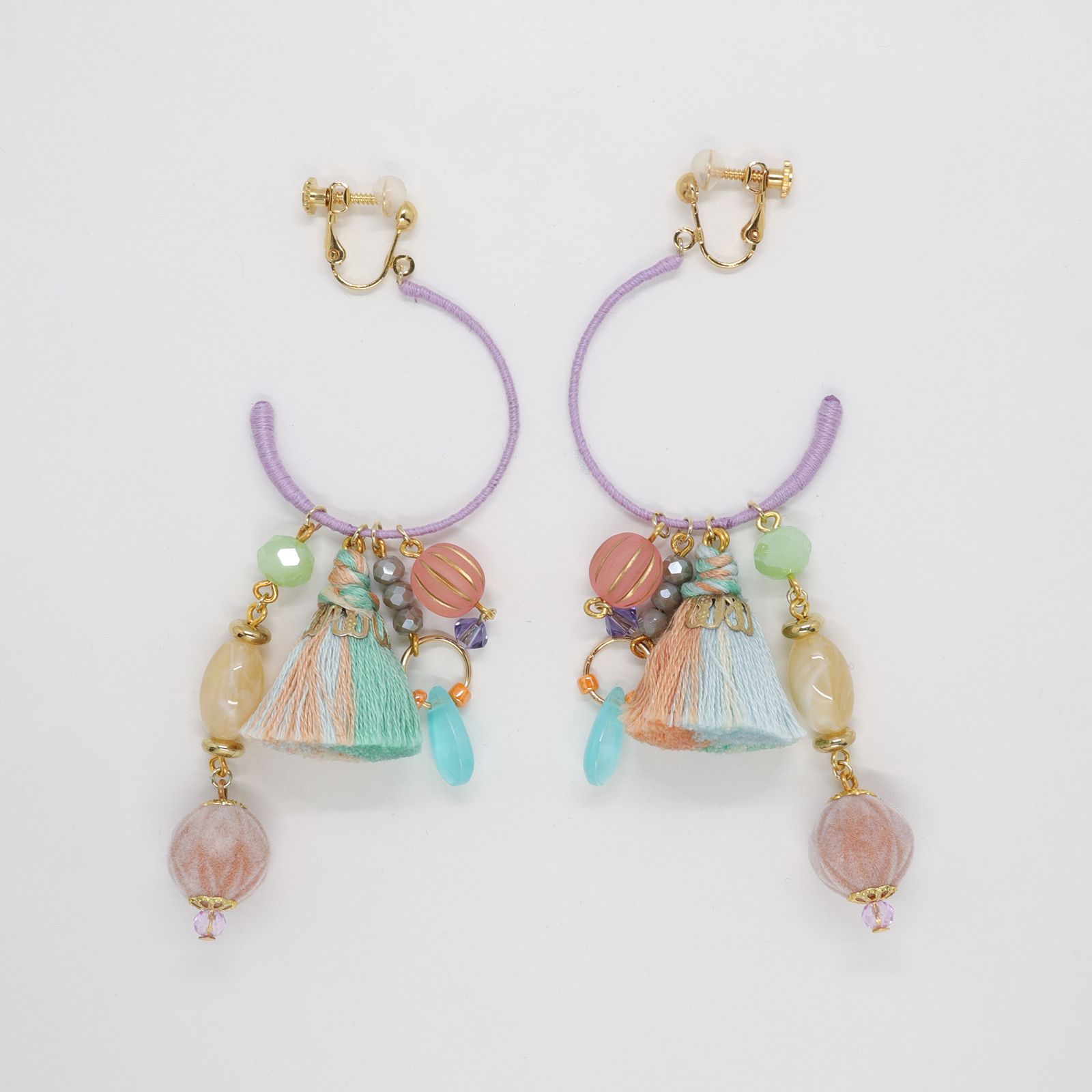 「Le conte de Pamellah フープL」イヤリング