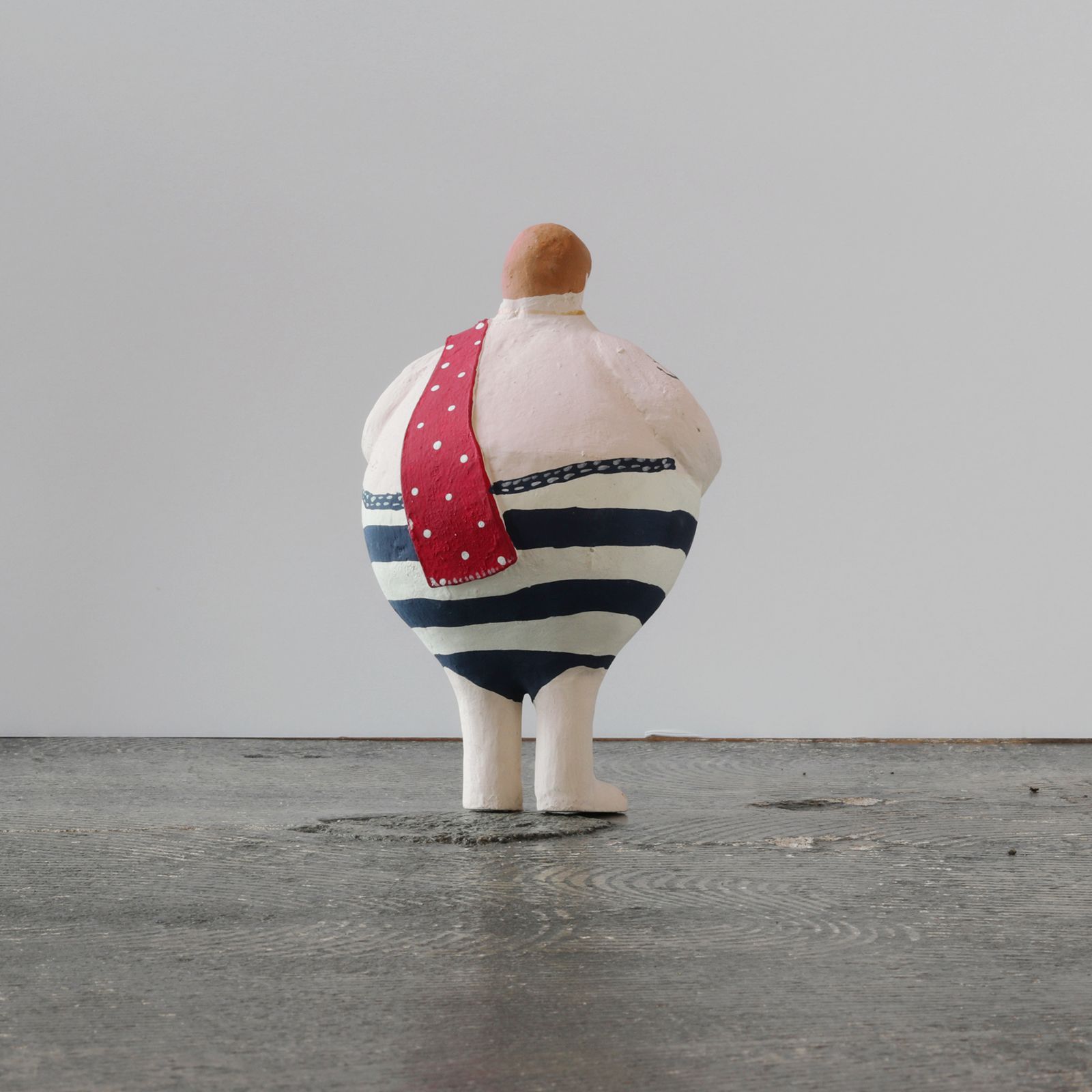 PAPIER MACHE MOUSIEUR MOUSTACHE 【BATELA】