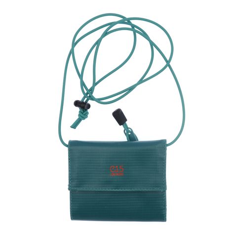 「C15 Mini Wallet」ショルダーウォレットS エメラルド