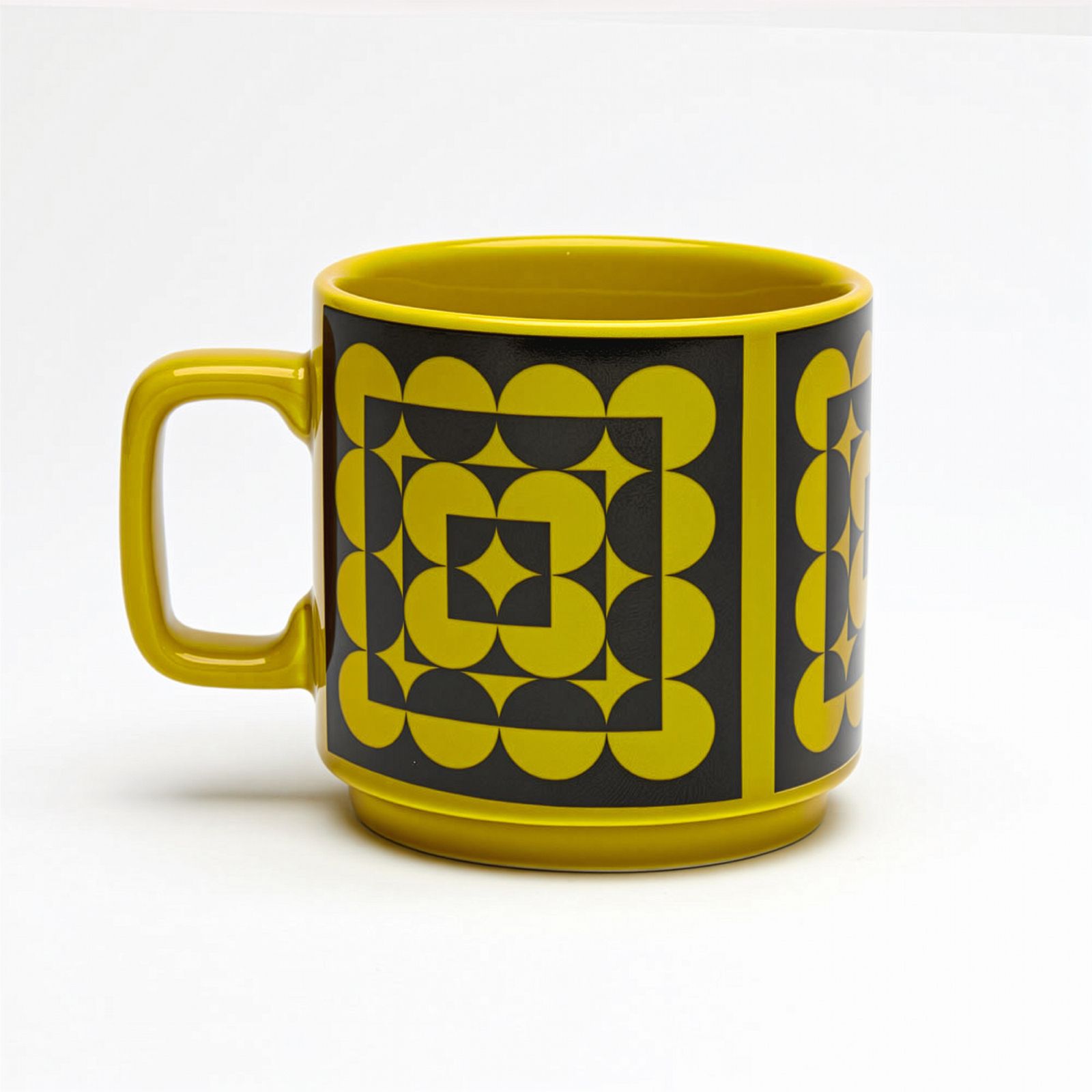 HORNSEA Mug "Squarcles Chartreuse" Magpie x HORNSEA