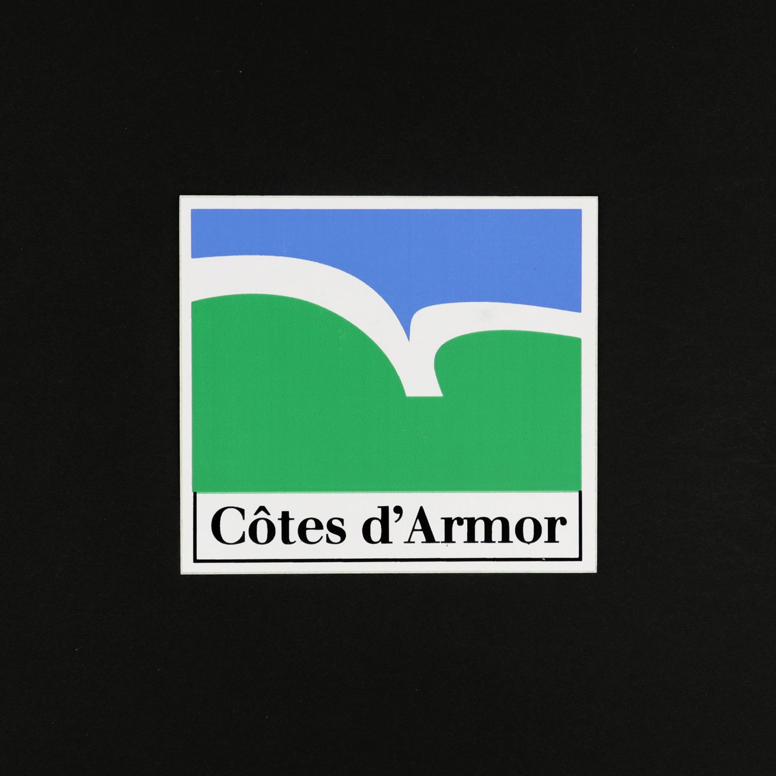 「Cotes d'Armor」ヴィンテージステッカー ヨーロッパ