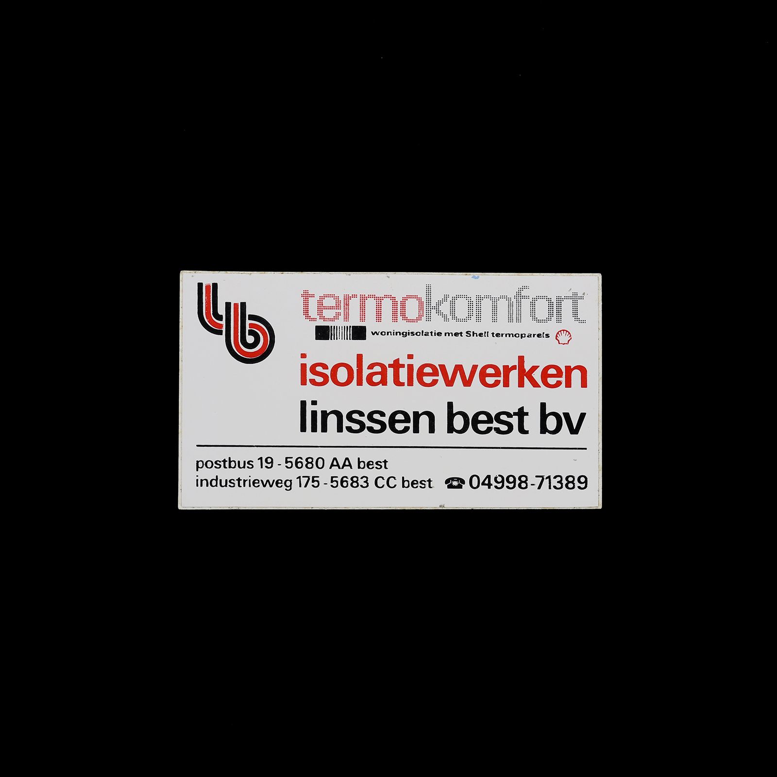 「termo komfort」ヴィンテージステッカー ヨーロッパ