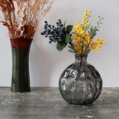 "BUBBLE VASE Mauve Taupe"Lubech Living デンマーク