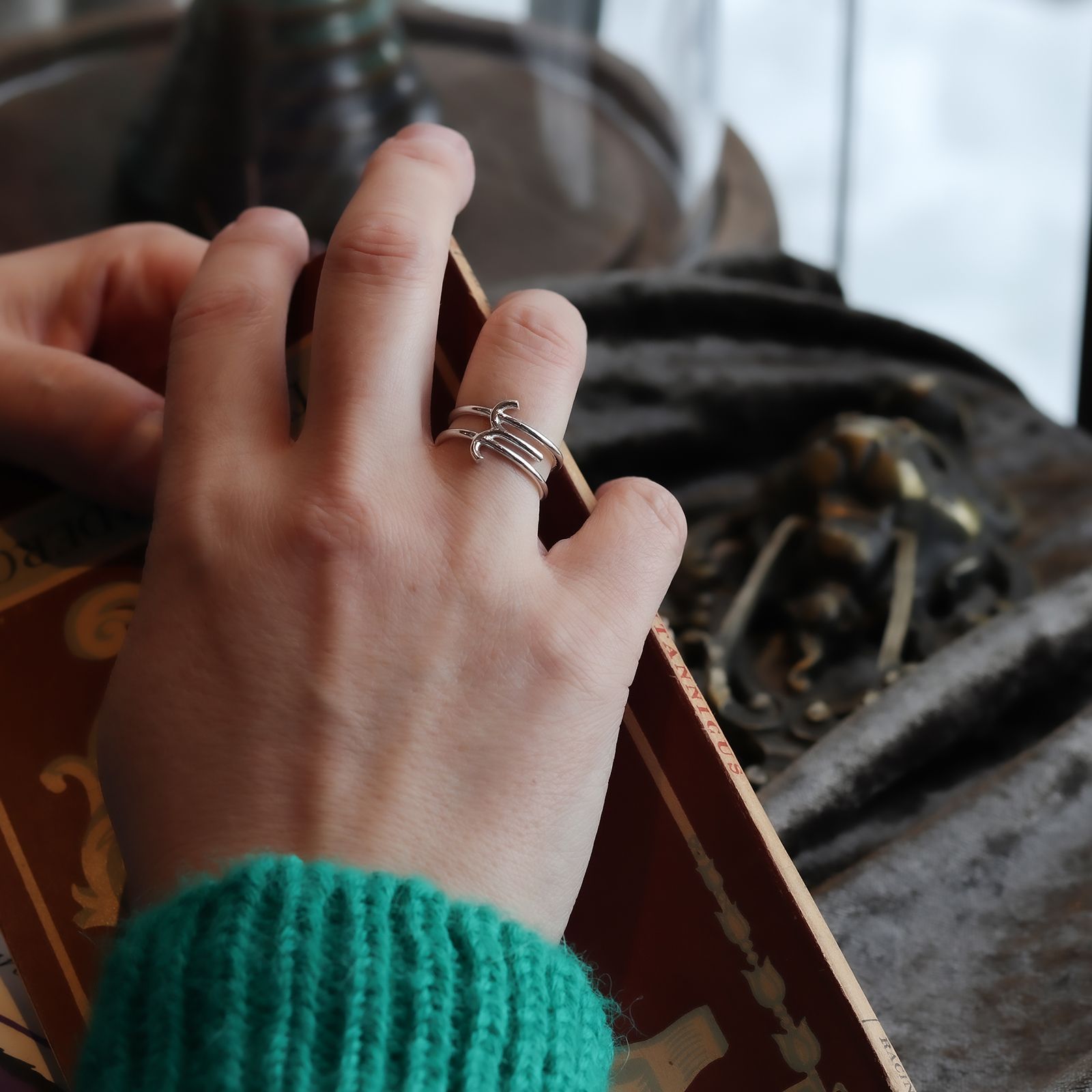【Silver Jewel】horoscope ring Aries おひつじ座 シルバー925