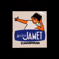 Andre JAMET ヴィンテージステッカー フランス