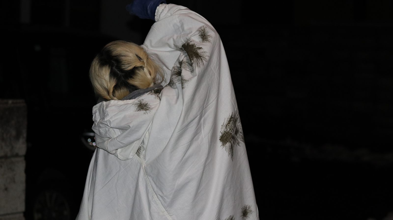 corne 10th anniversary item 「スノーカモ ポンチョ リメイク」 ドイツ 1960～70s