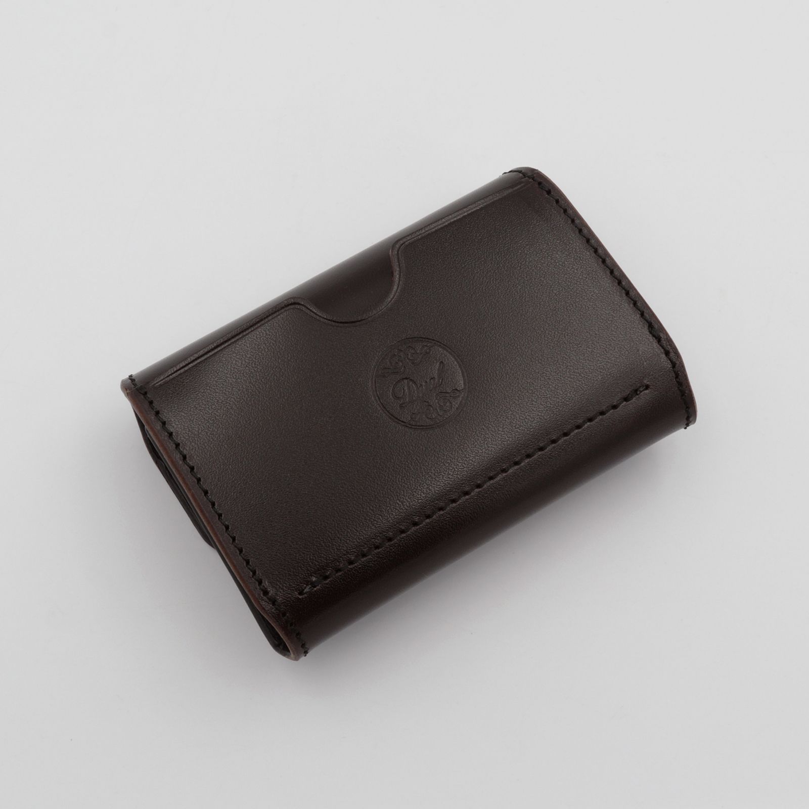 【Dual】コイン＆キーケース サドルプルアップ チョコ