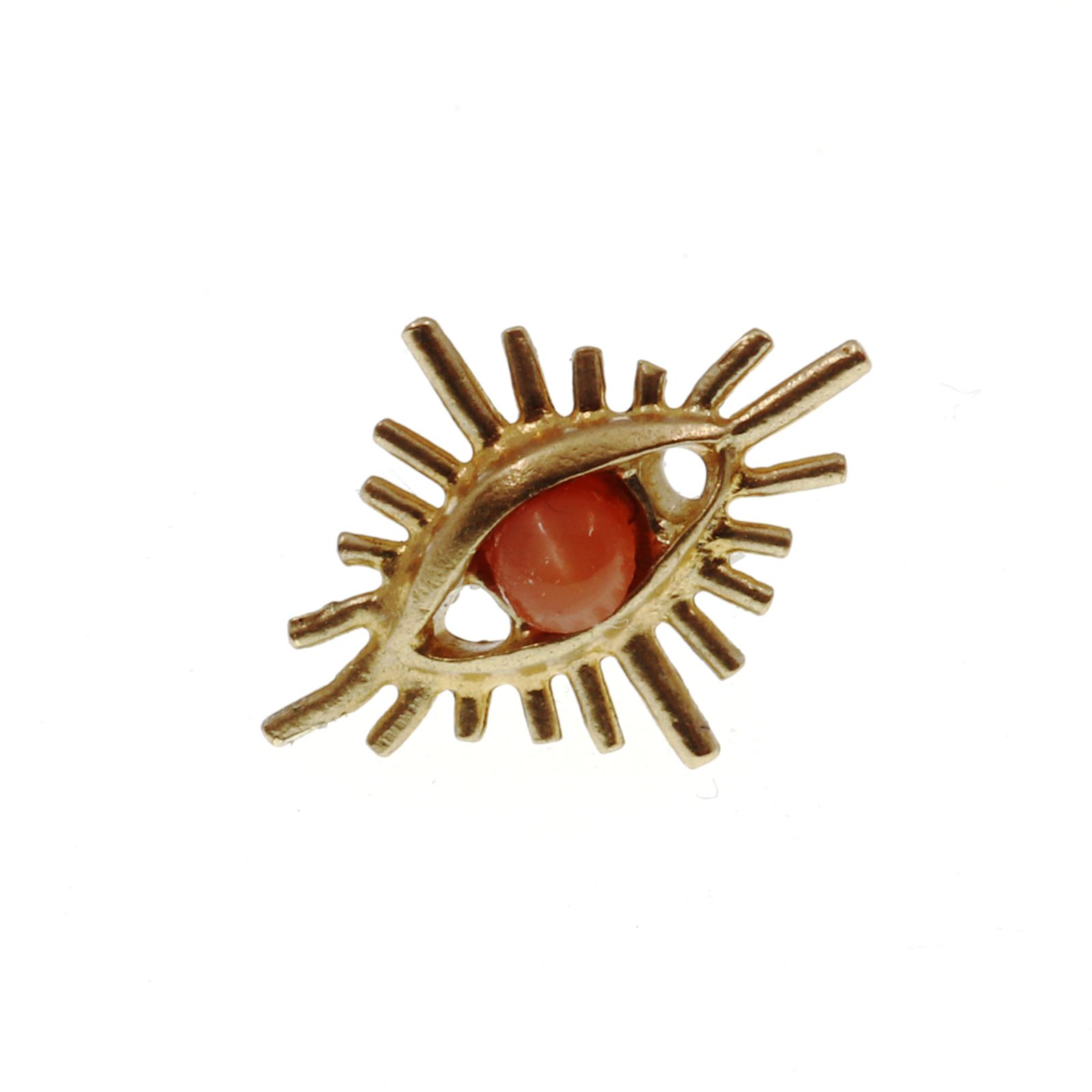 「Rock eye pierce」ピアス アンバーアイ