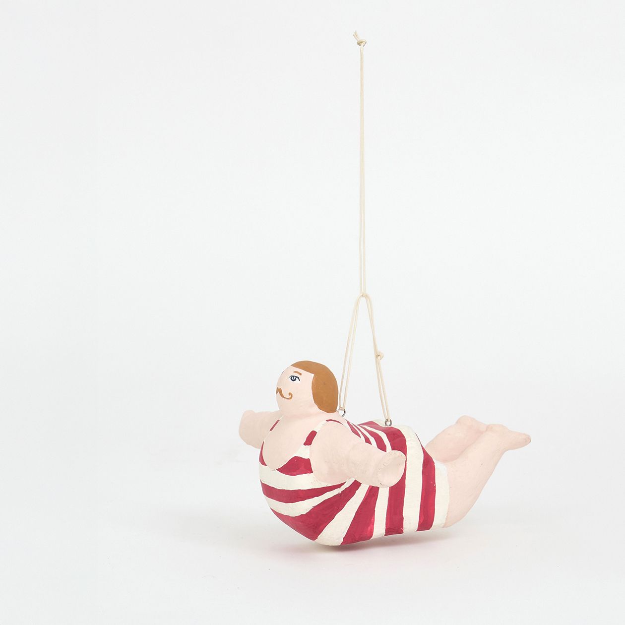 PAPIER MACHE LITTLE HANGING DIVER STRIPE 【BATELA】