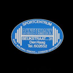 「P. KNETEMANN」ヴィンテージステッカー ヨーロッパ