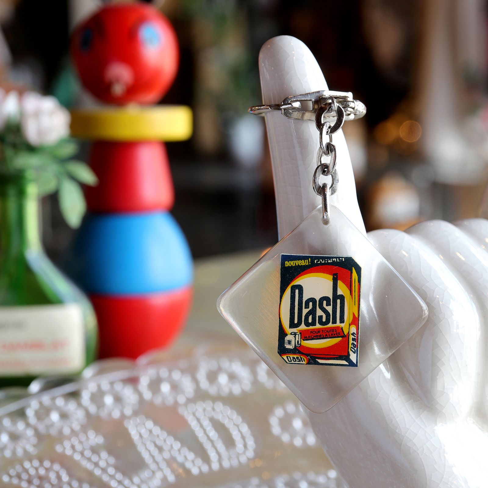 Dash 洗剤 ブルボンキーホルダー
