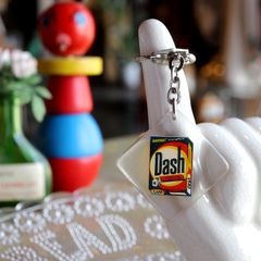 Dash 洗剤 ブルボンキーホルダー