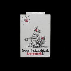 「karnemelk」ヴィンテージステッカー ヨーロッパ