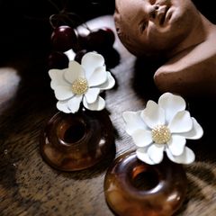 「2000sフラワー&ドーナツ」ピアス ヨーロッパ デッドストック