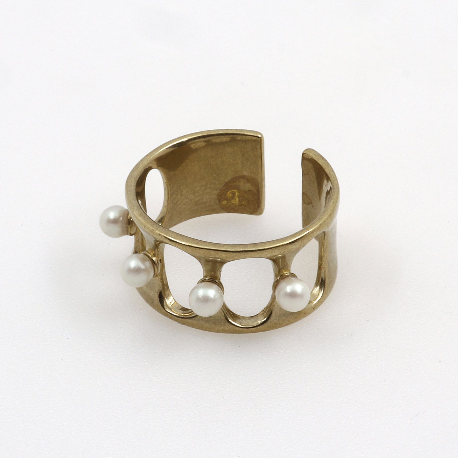 「poetry ring」リング ブラス