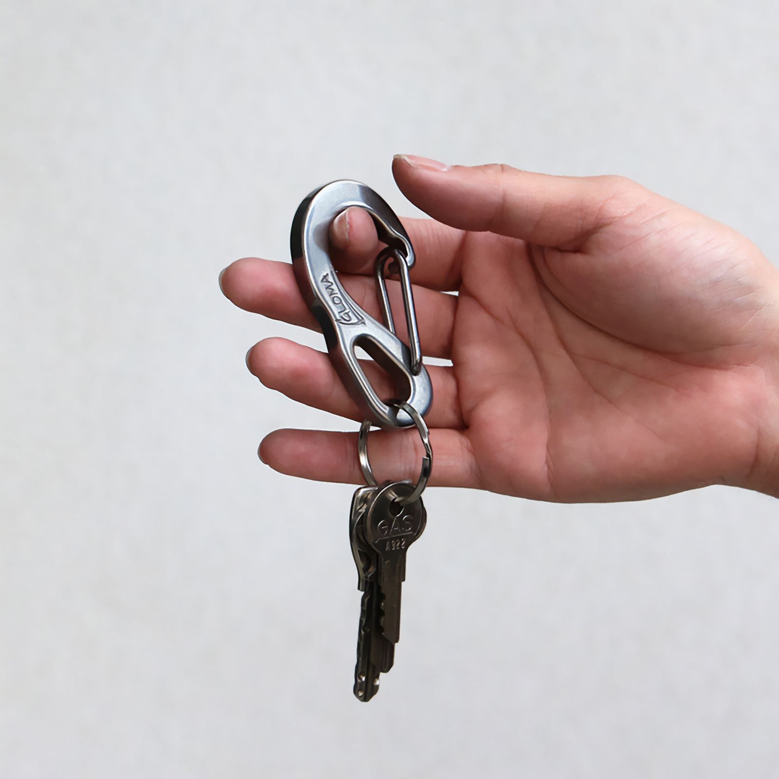「CARABINER L」カラビナキーリング GLOMA NAUTICA スペイン
