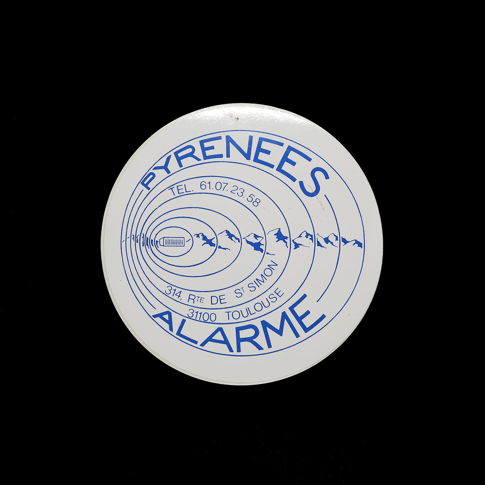 「PYRENEES ALARME」ヴィンテージステッカー ヨーロッパ